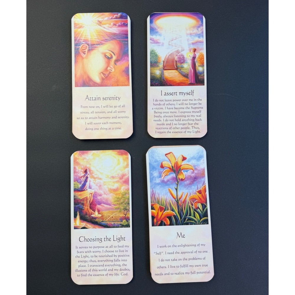 Mario Duguay Messages of Light Oracle Deck 54 Cards Spiritual Meditation Box Set - Picture 2 of 5